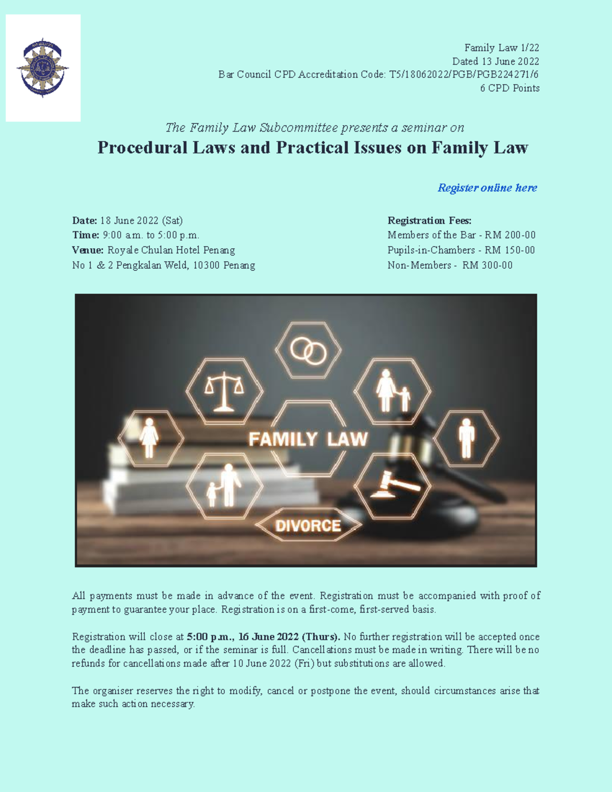 Family Law 1 22 (A) - Procedural Laws And Practical Issues On Family ...