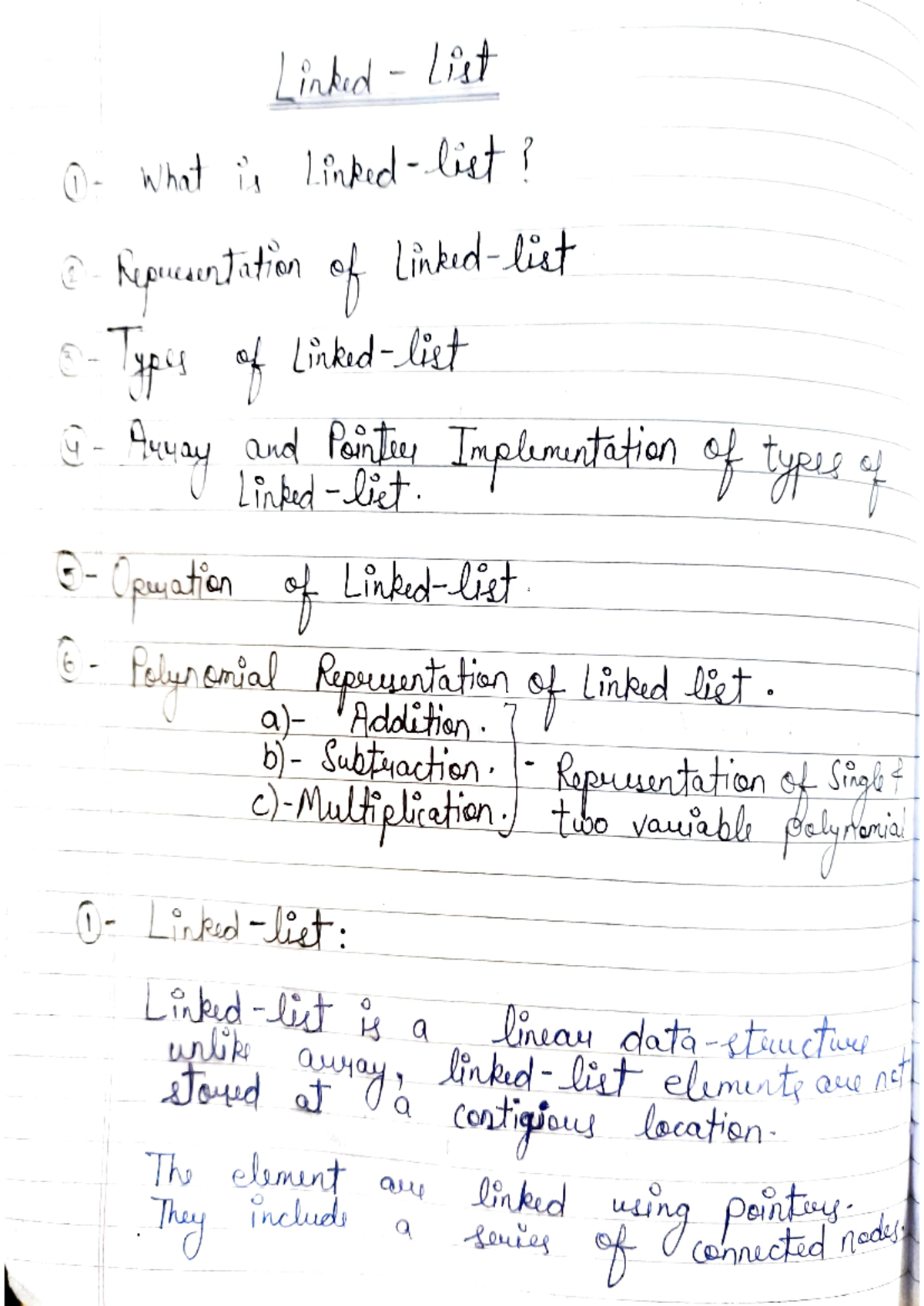 Linked list - Notes - (guuatien . indd 0- Likd-Jat: toud inkhd-lit Thy ...