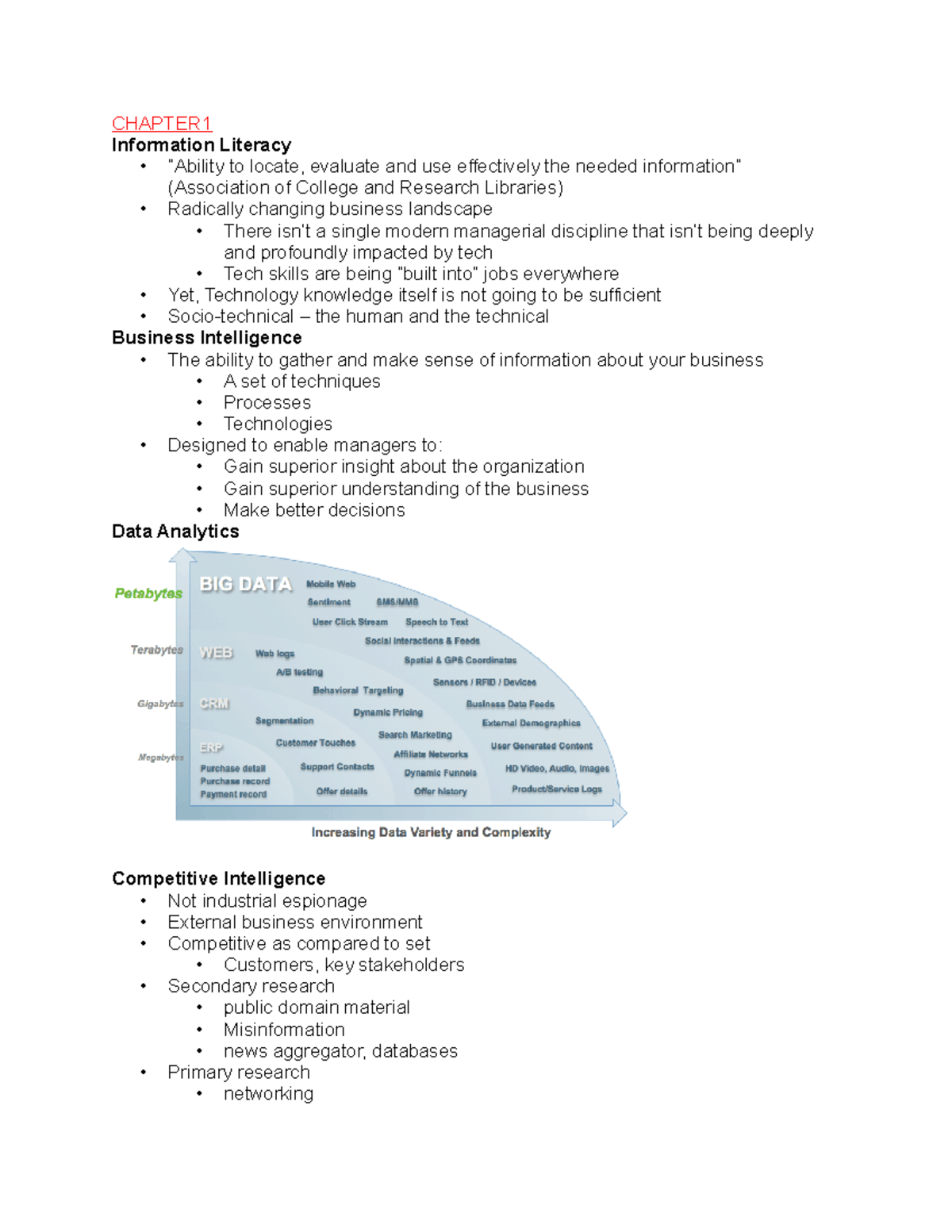 Ba325chapter 1-3 - Lecture Notes Chapter 1-3 - Chapter1 Information 