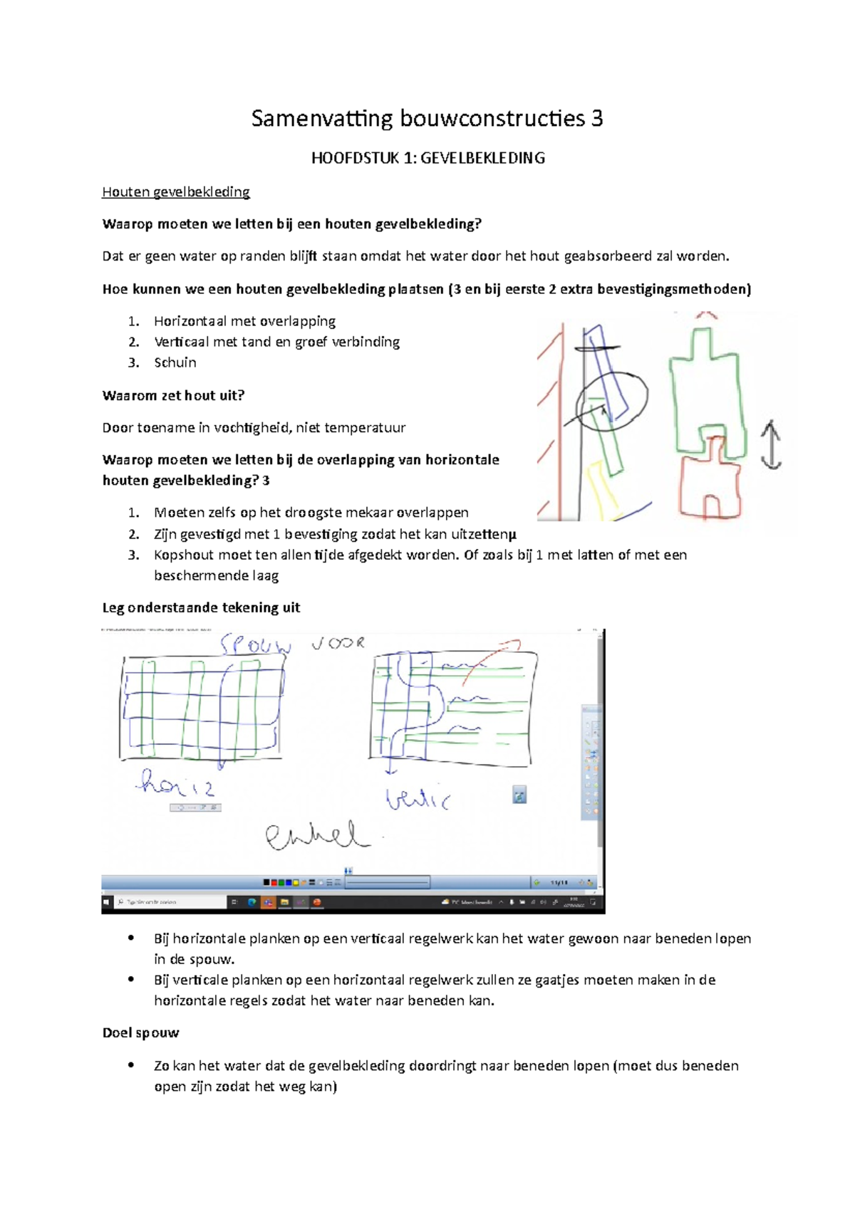 Samenvatting Bouwconstructies 3 - Hoe Kunnen We Een Houten ...