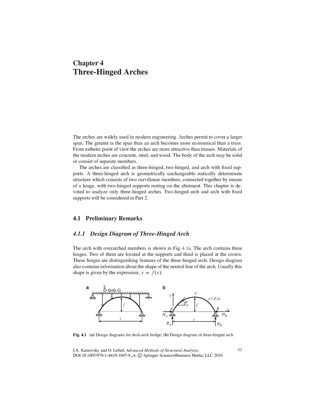 cables and arches structural analysis pdf