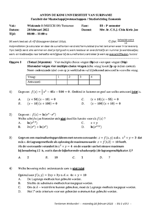 #0 2021 Definitief 120min Schriftelijk Wiskunde 1op2mrt21 - ANTON DE ...