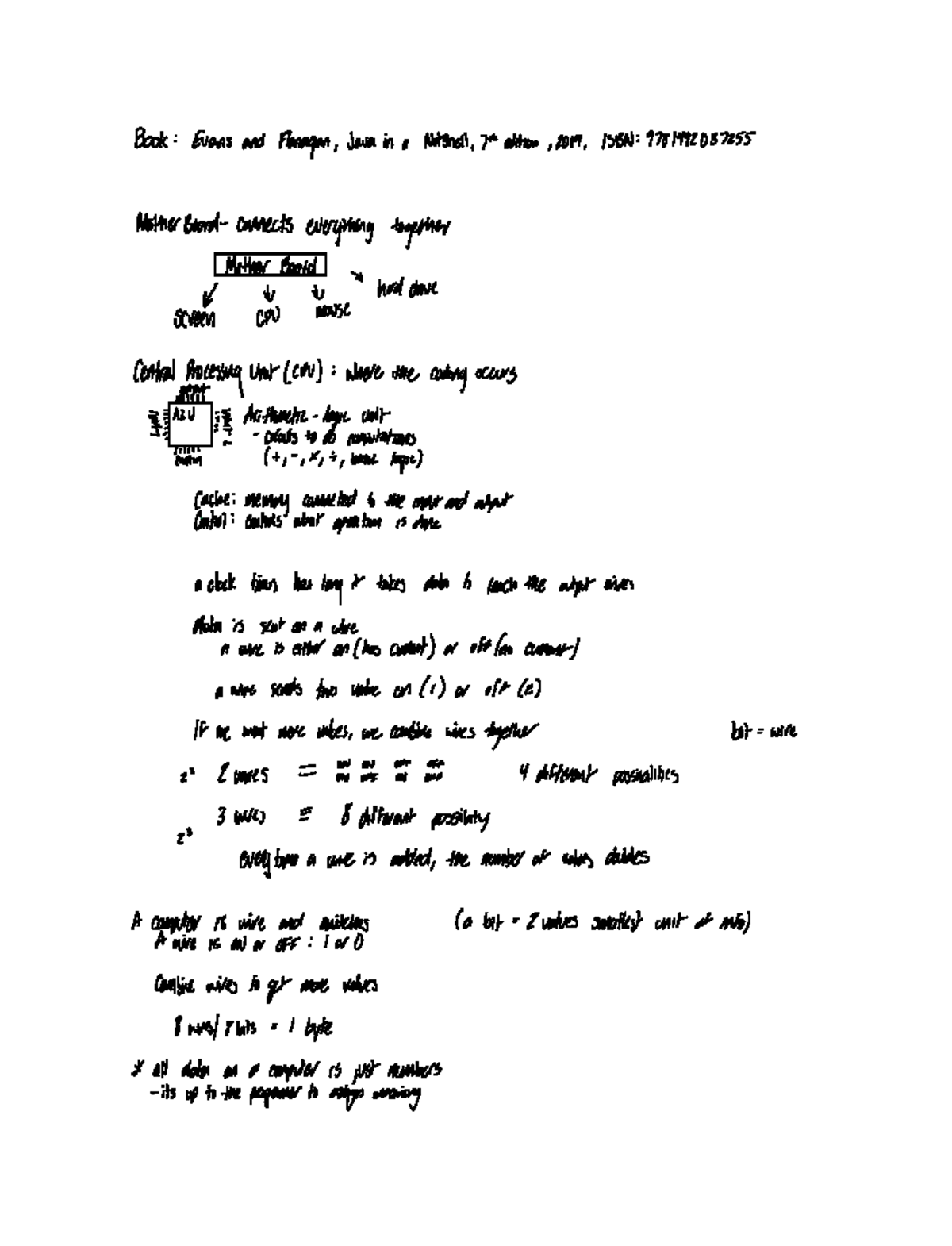 Eecs 132 Lecture Notes Unit 2 Book Evansand Flanagan Javain A