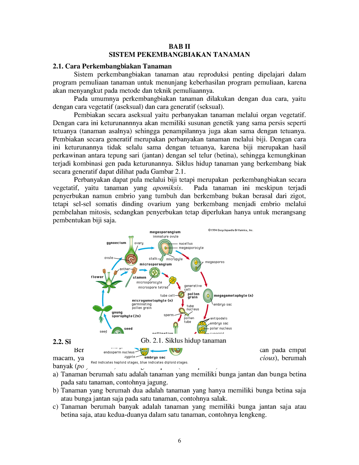 Sistem Perkembangan Tanaman - 6 BAB II SISTEM PEKEMBANGBIAKAN TANAMAN ...