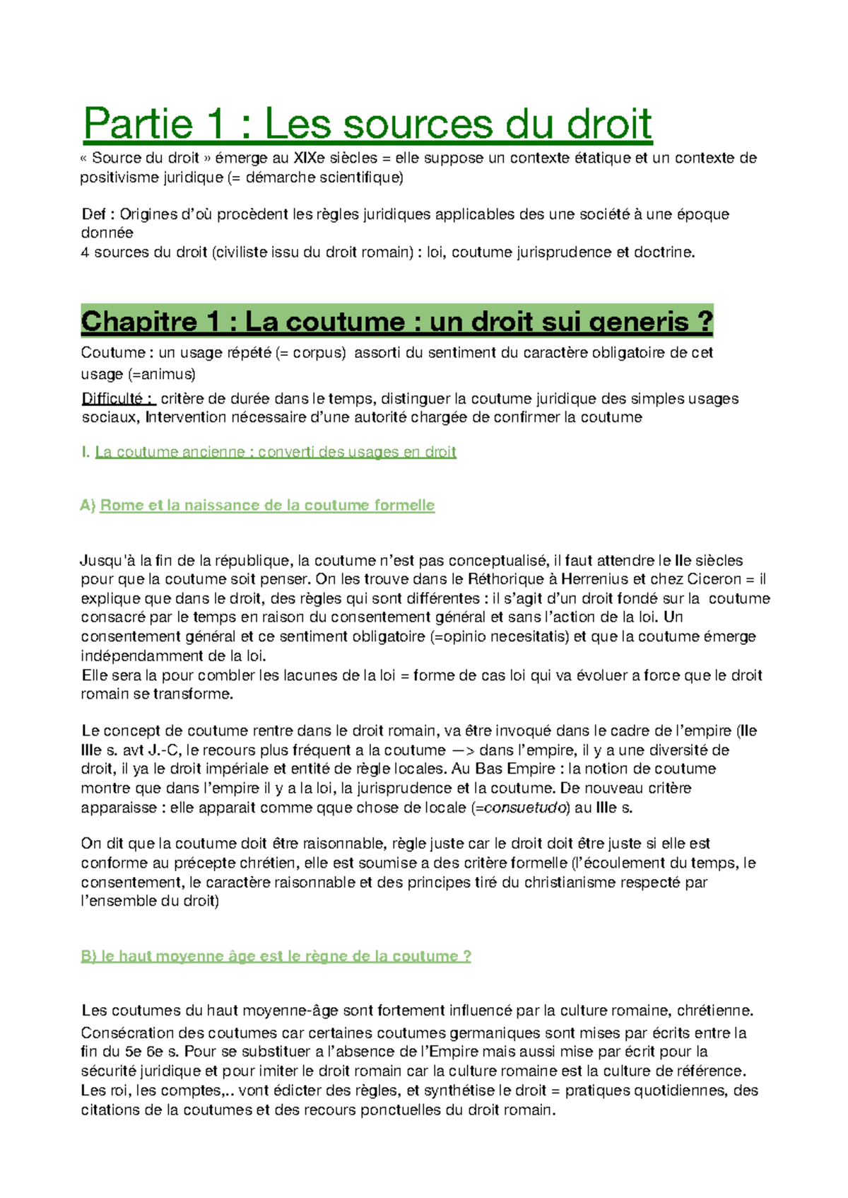 Cours HDD S1 (entier, de l'année dernière) - Partie 1 : Les sources du ...