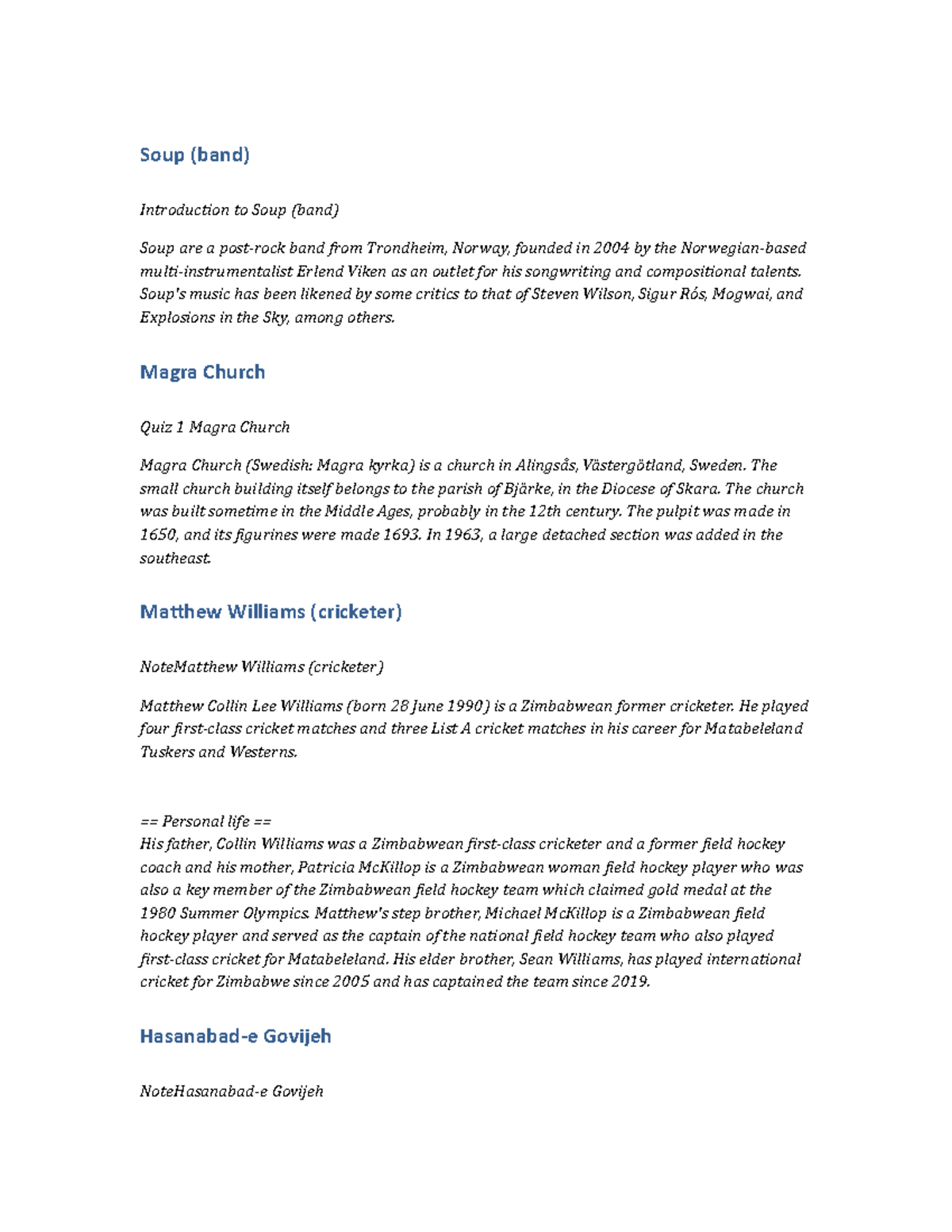POLS157 Notes Soup (band) Soup (band) Introduction to Soup (band) Soup are a postrock band