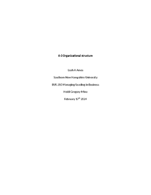 BUS 210 Project Two - Business 210 Project Two – Reflective Essay ...