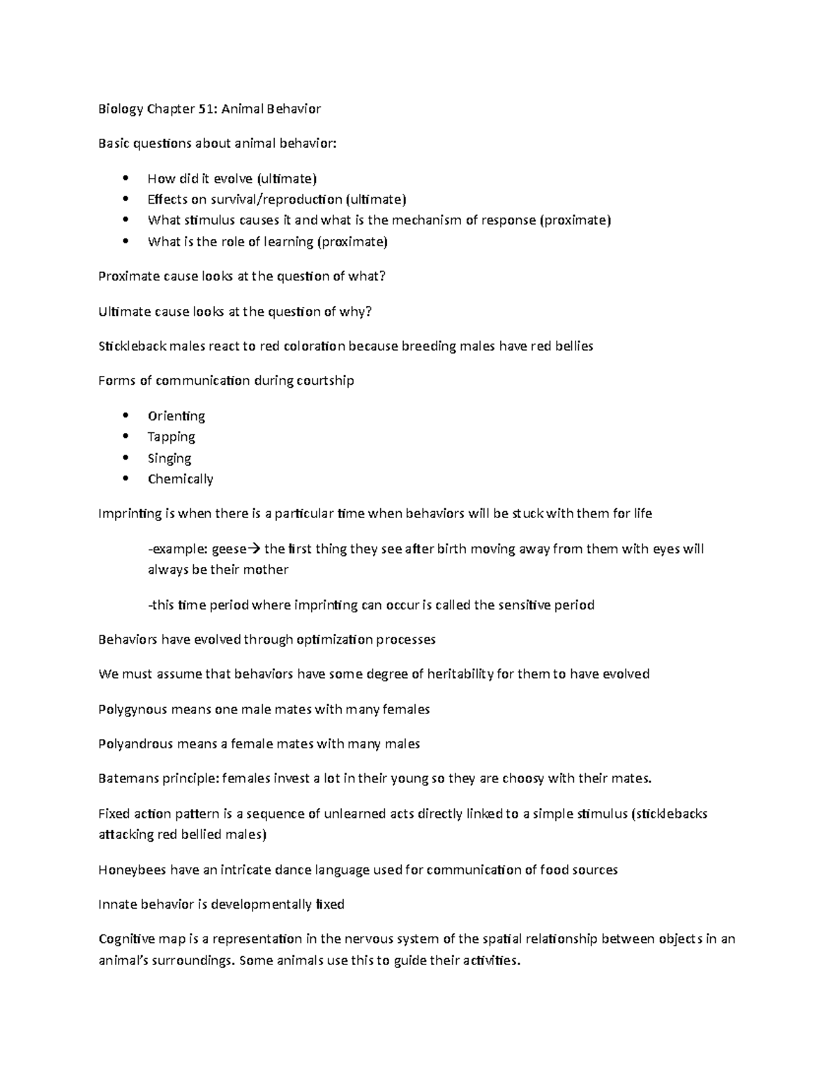 biology-chapter-51-fixed-action-pattern-is-a-sequence-of-unlearned