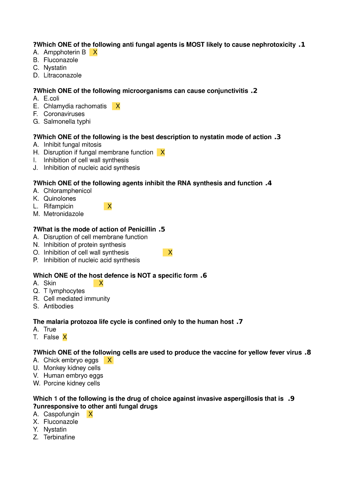 Clinical Microbiology Mcqs Making Medicines Py4030 Kul Studocu