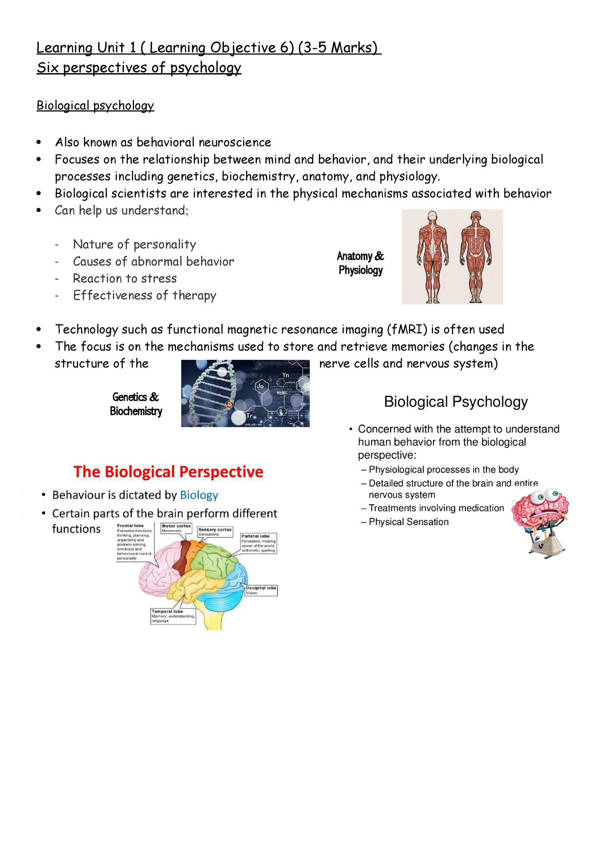 Psych Exam Notes - PSYC6211 - StuDocu