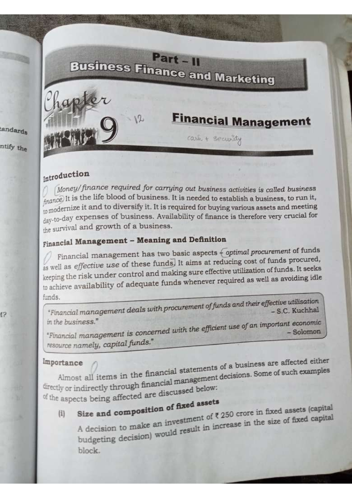 Financial Management - Business Studies - Studocu