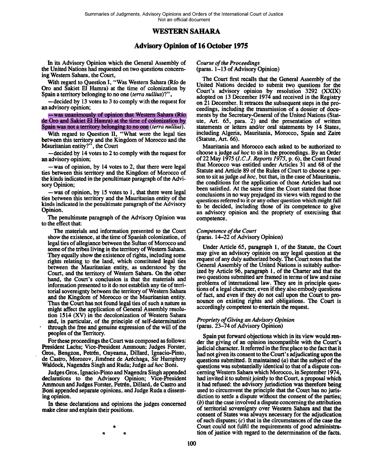 Summary Western Sahara Case UN General Assembly Request For An   Thumb 1200 1537 