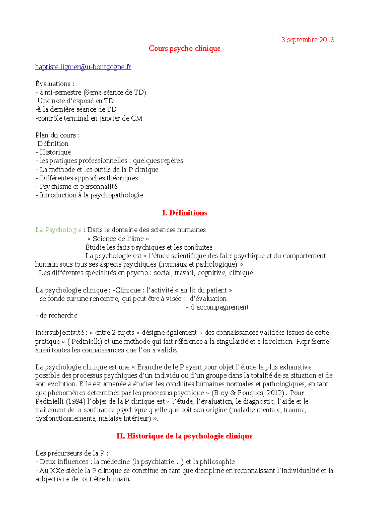 rencontre clinique définition