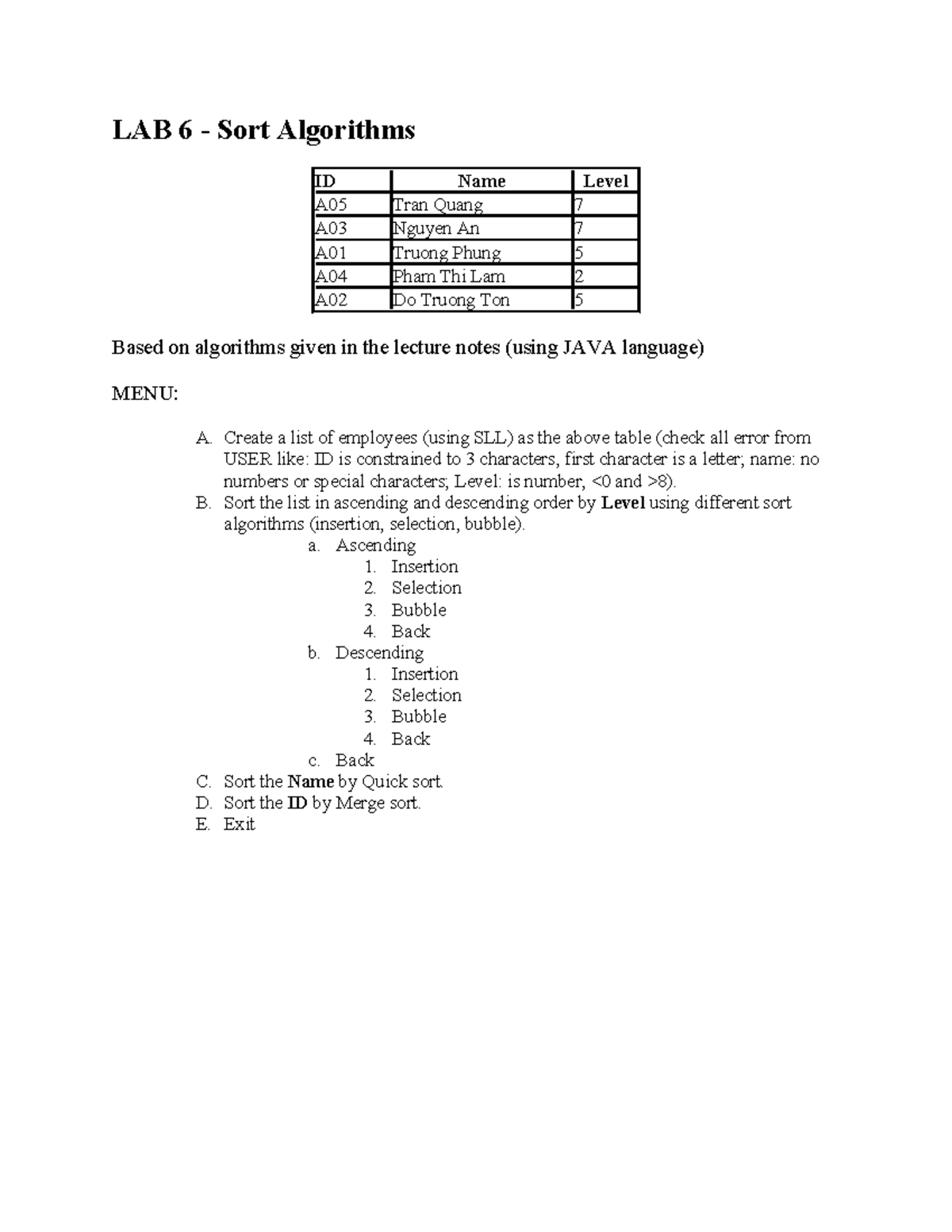 1729219999118 646acba09ecea5af942f27ce CSD201 LAB6 LAB 6 Sort