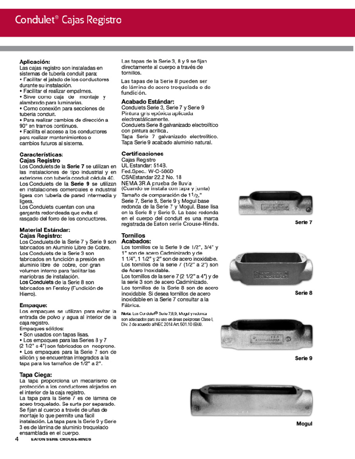 CAJA Regstro Ovalada Conduliet C-27, LB-27, LL-27 - Condulet Cajas ...