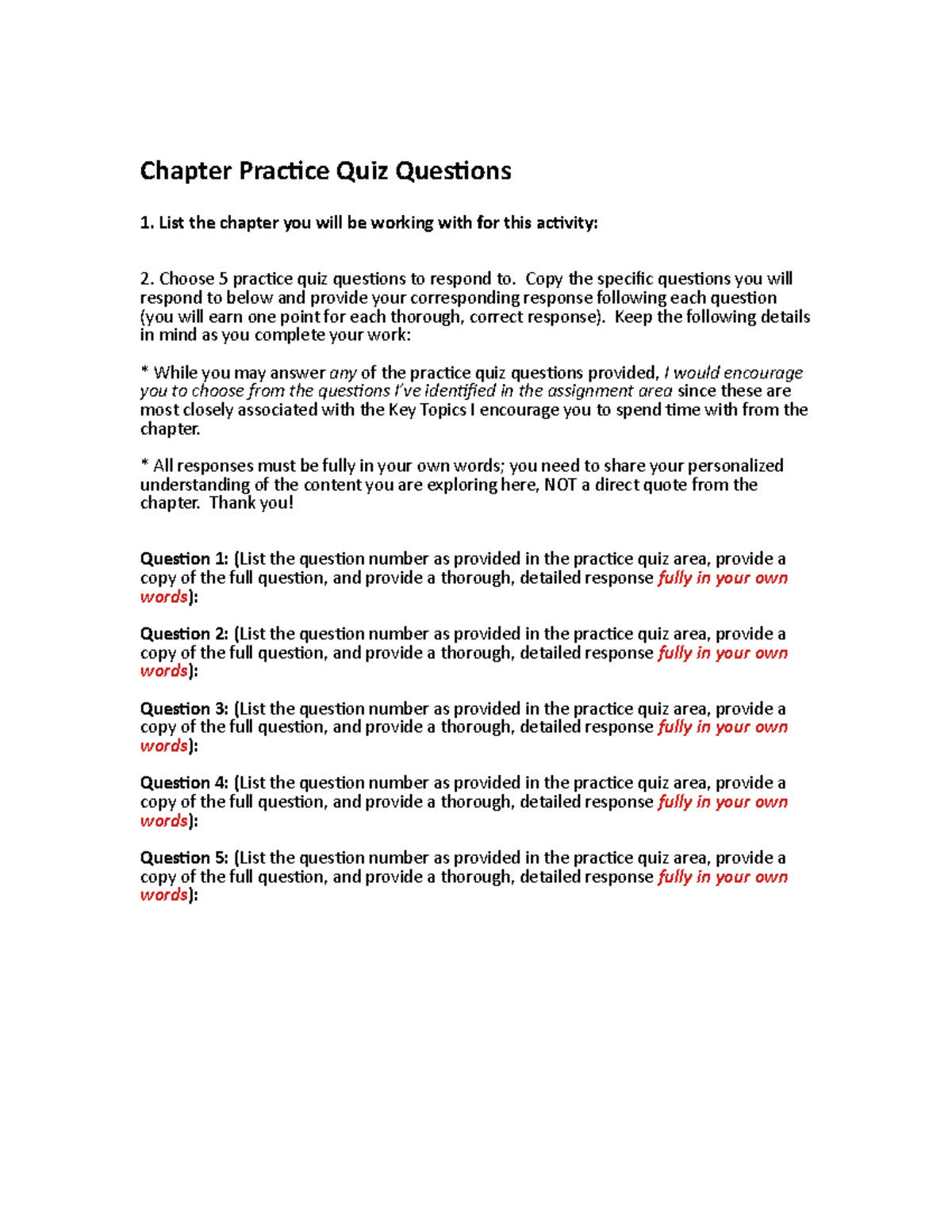 Chapter Practice Quiz Questions Activity- Module 1 Chapter 2 - Chapter ...