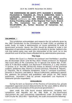 Rule 111 - Lecture - RULE 111 Prosecution Of Civil Action Section 1 ...