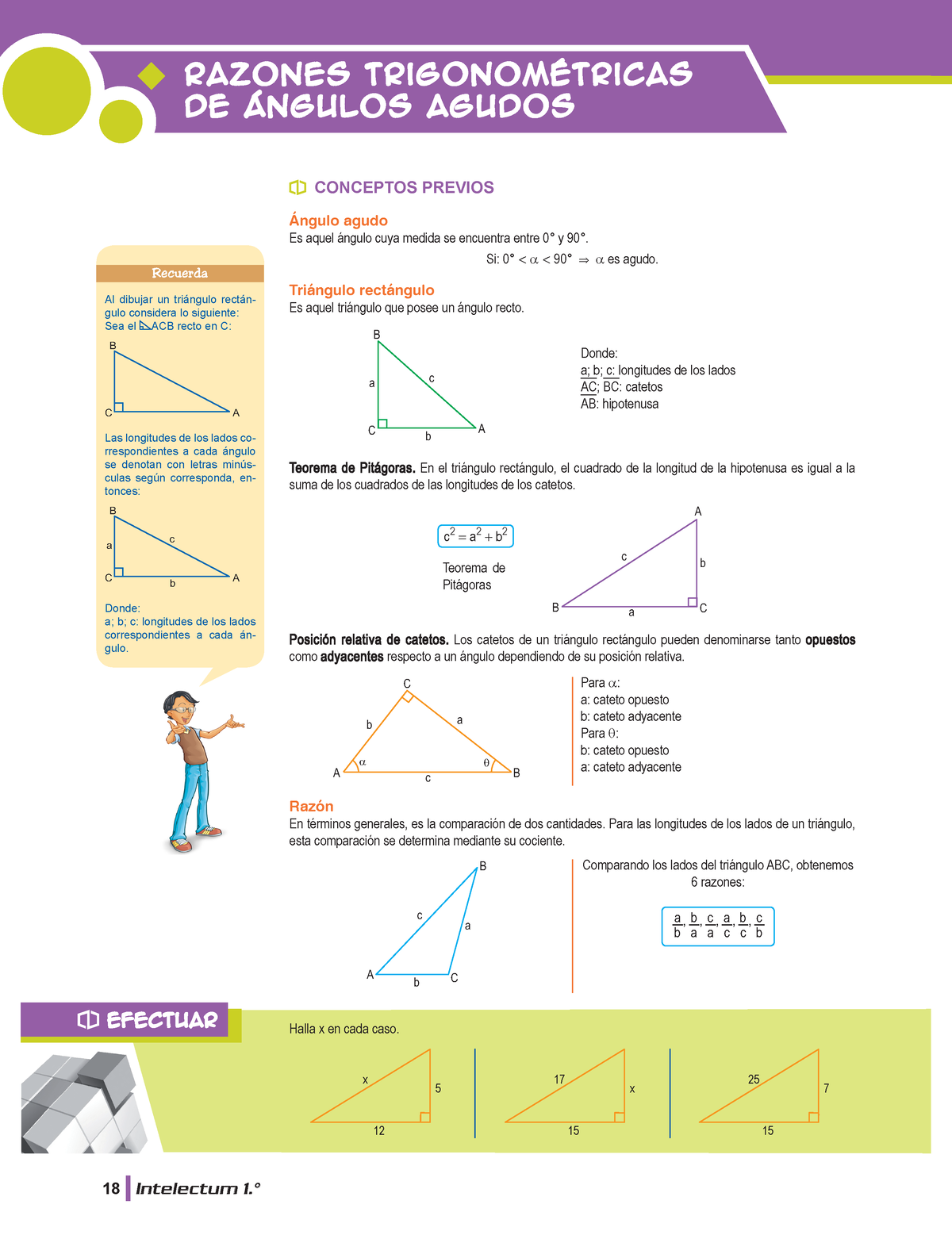 2-SEC2-TEOR-TRI- Razones Trigonometricas DE Angulos Agudos - 18 ...