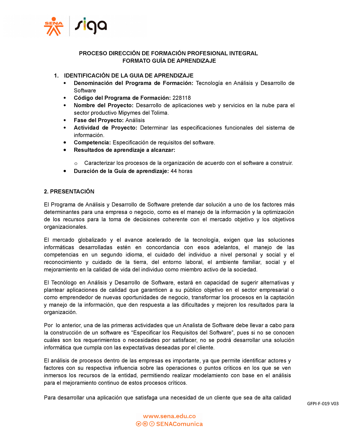 Guía De Aprendizaje Fase 1 ADSO - PROCESO DIRECCIÓN DE FORMACIÓN ...