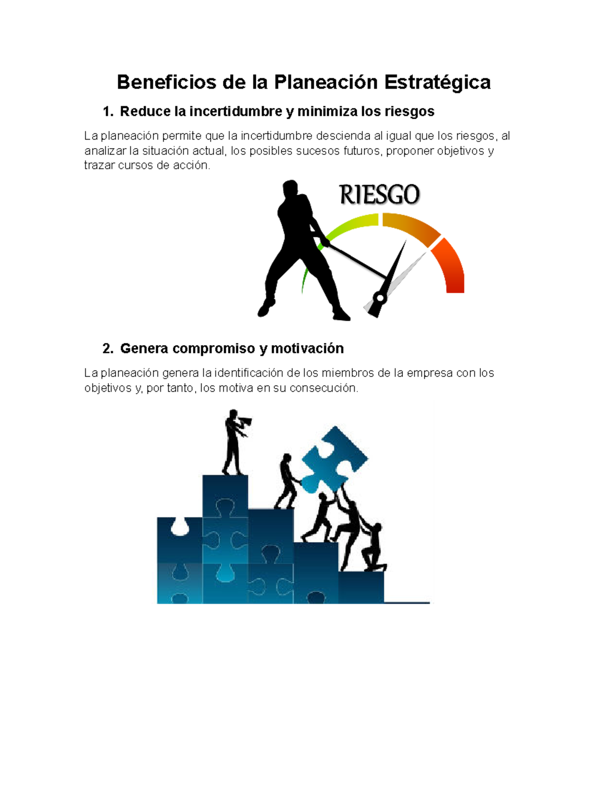 Planeacion Estrategica Los Beneficios De La Planeacion Estrategica Real ...