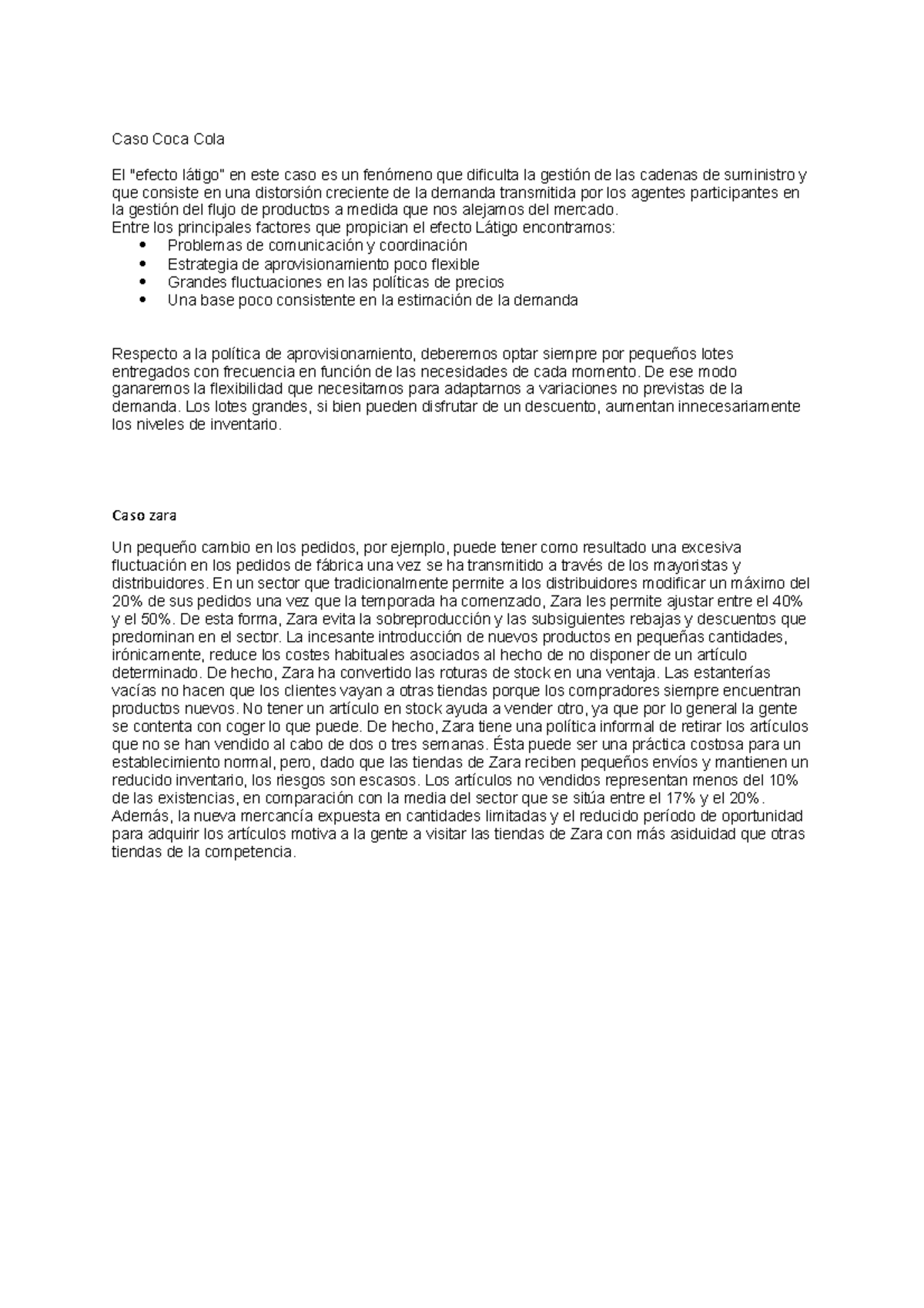 Coca Cola Conclusion Analis De Caso Empresa Coca Cola Vs Pepsi