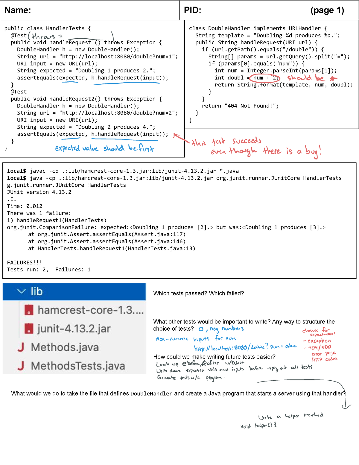 cse15l-w23-lecture-06-junit-testing-1-name-pid-page-1-public