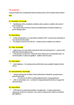 politics ideologies essay plans