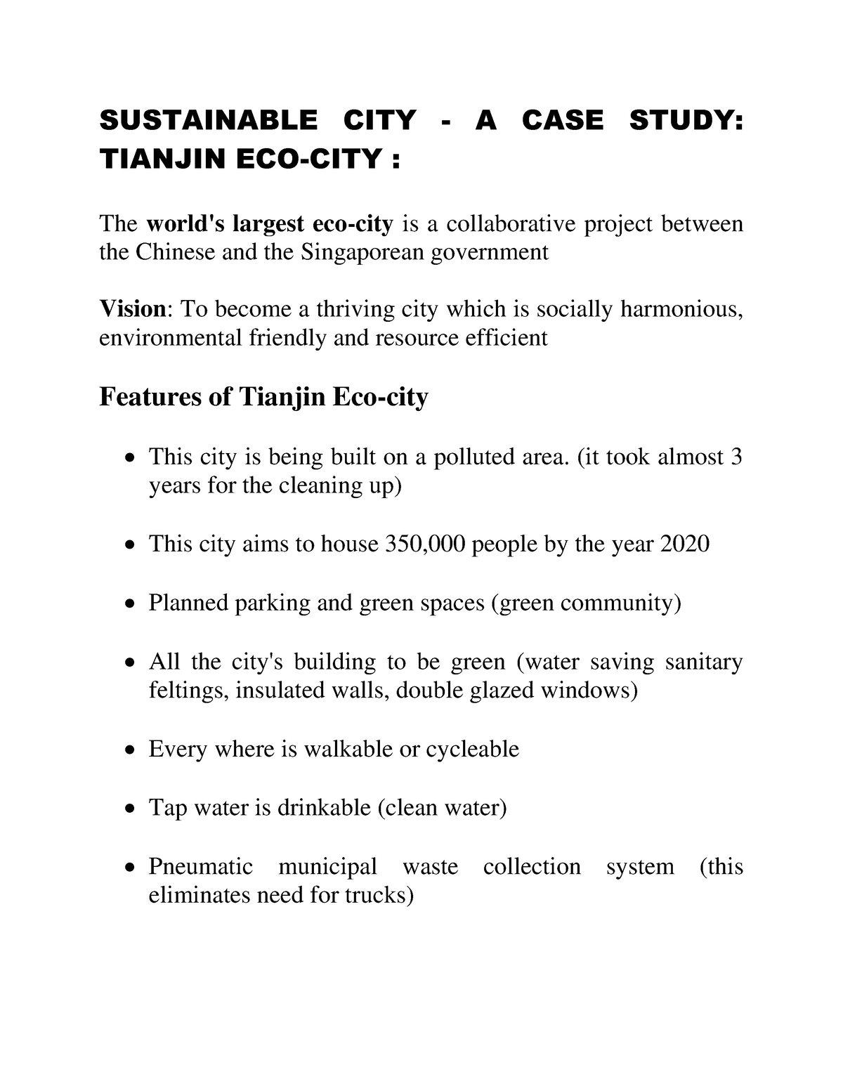 thesis on sustainable cities