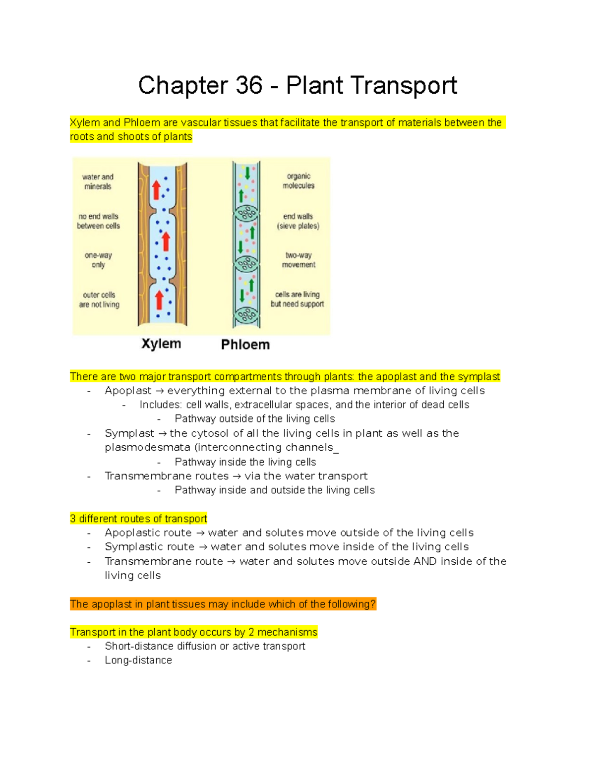 Plant Translocation