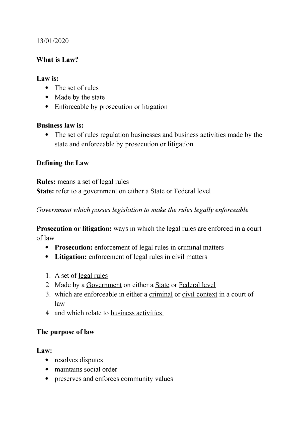 law2446-commercial-law-13-01-what-is-law-law-is-the-set-of-rules