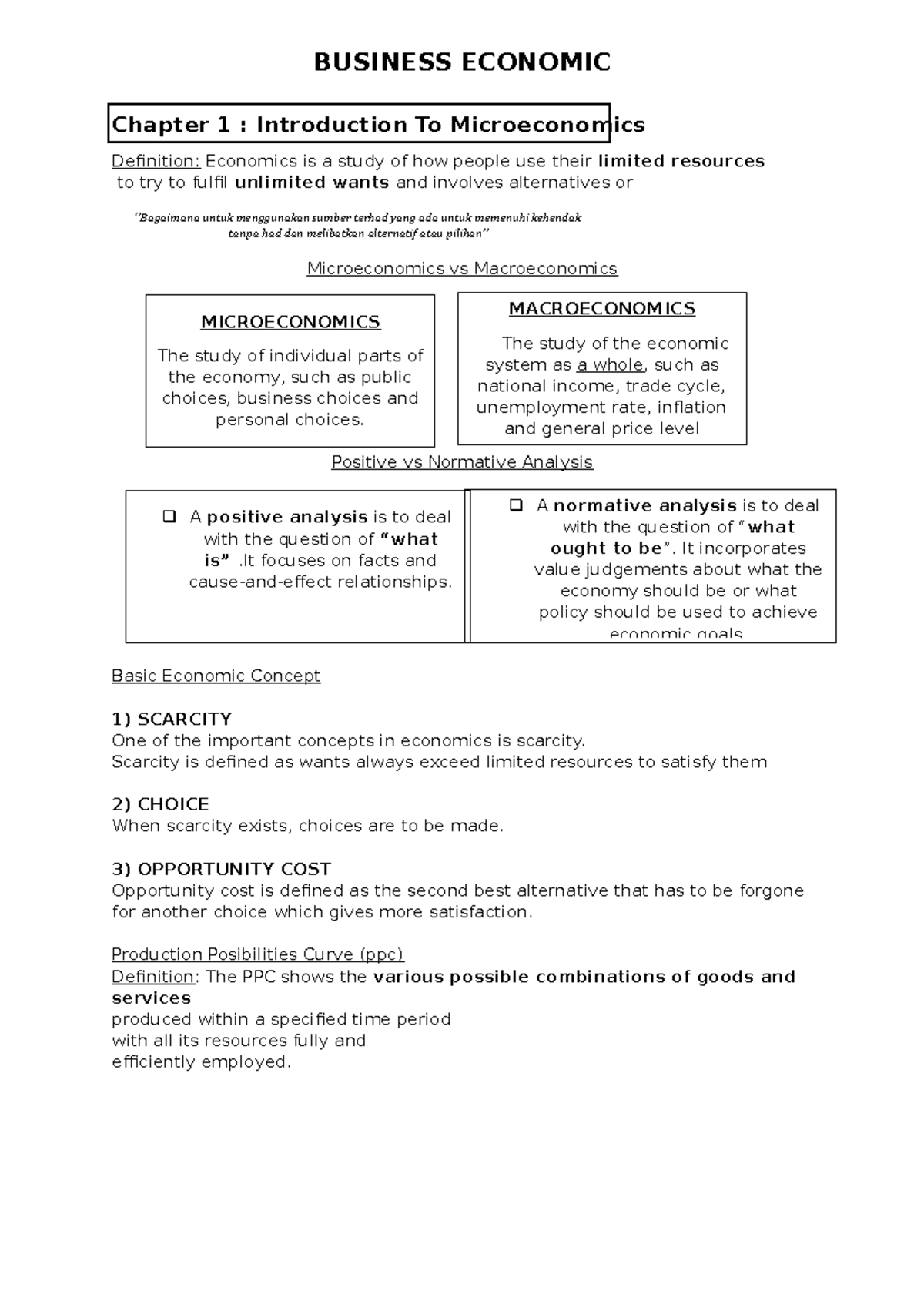 economic-notes-chapter-1-chapter-1-introduction-to-microeconomics