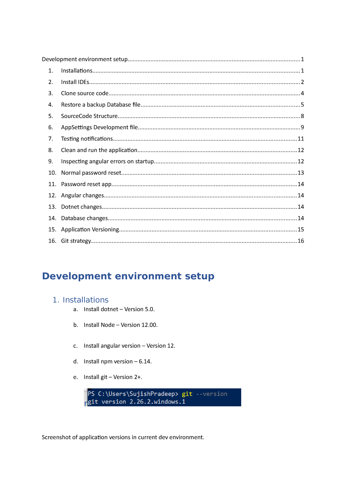 Development Environment Setup - - Studocu