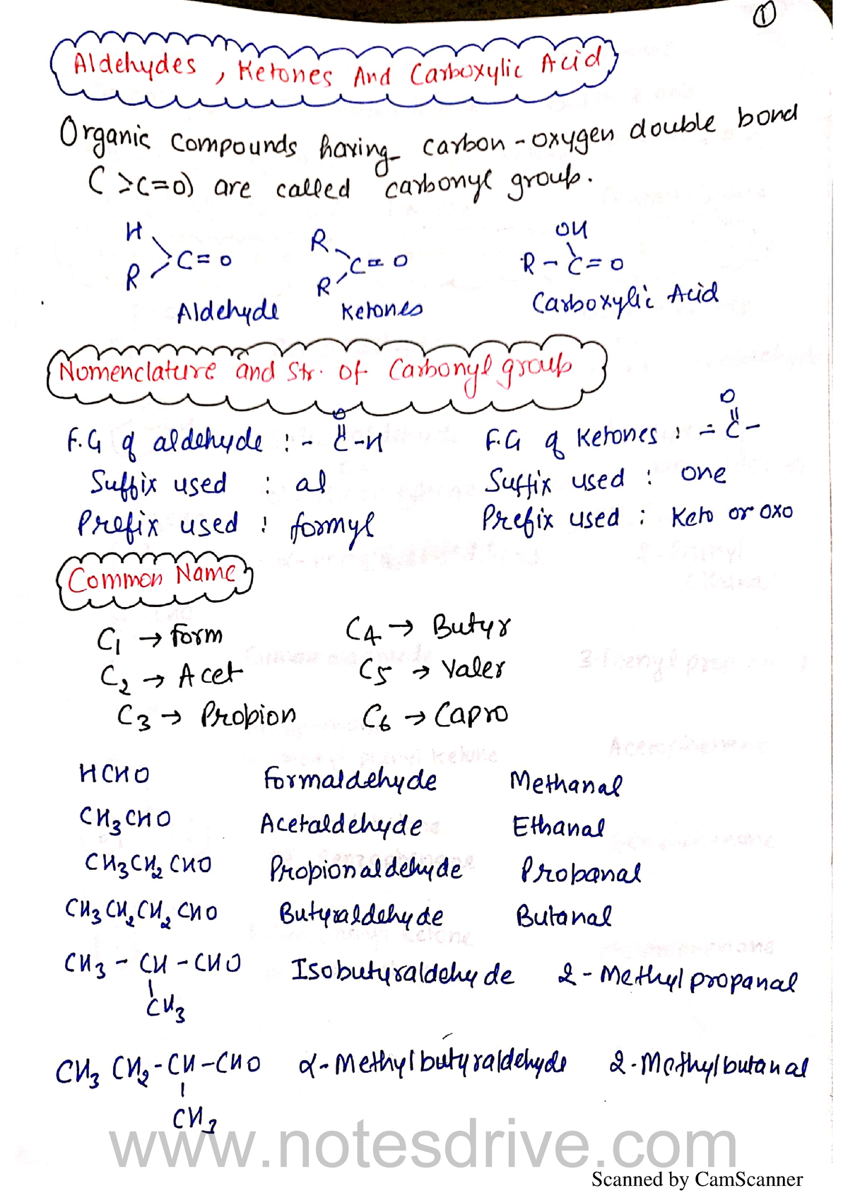 Chapter 12 Aldehydes Ketones - Chemistry - Studocu