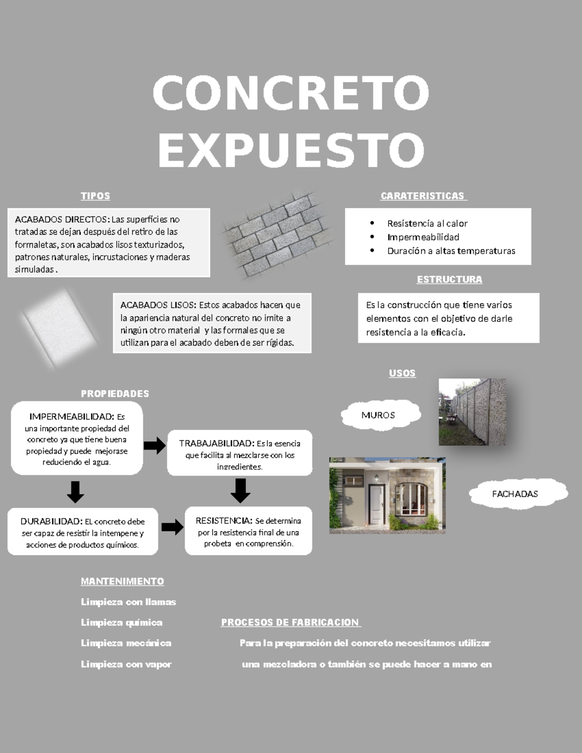 Concreto Expuesto - espero y les sirva - IMPERMEABILIDAD: Es una ...