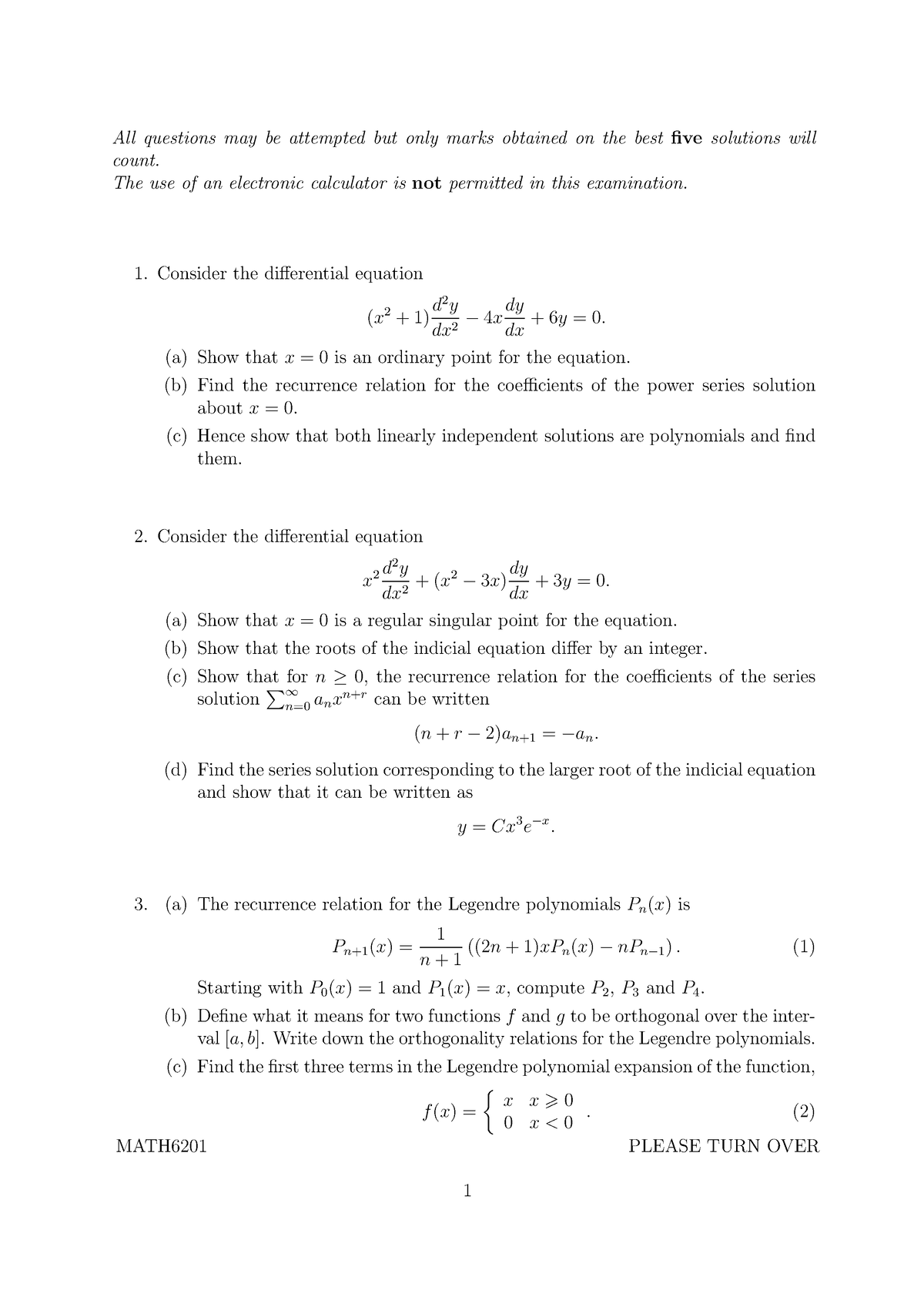 Exam2018 - EXAM PAPER - All questions may be attempted but only marks ...