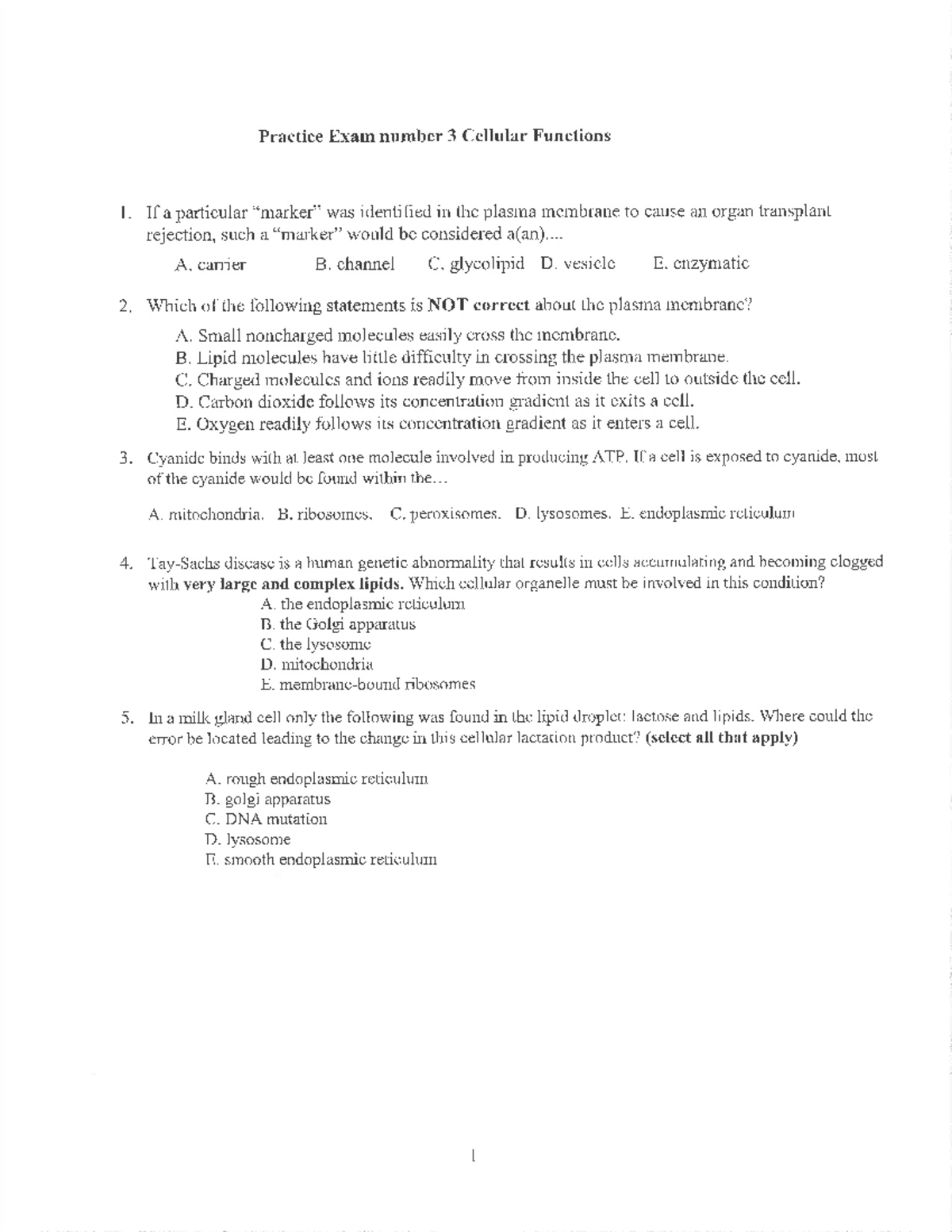Practice+Exam+3+problems+2022 - Practice Exam number 3 Cellular ...