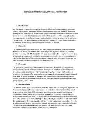 Diferencias de venta al por mayor y venta al por menor - Hoswedaje