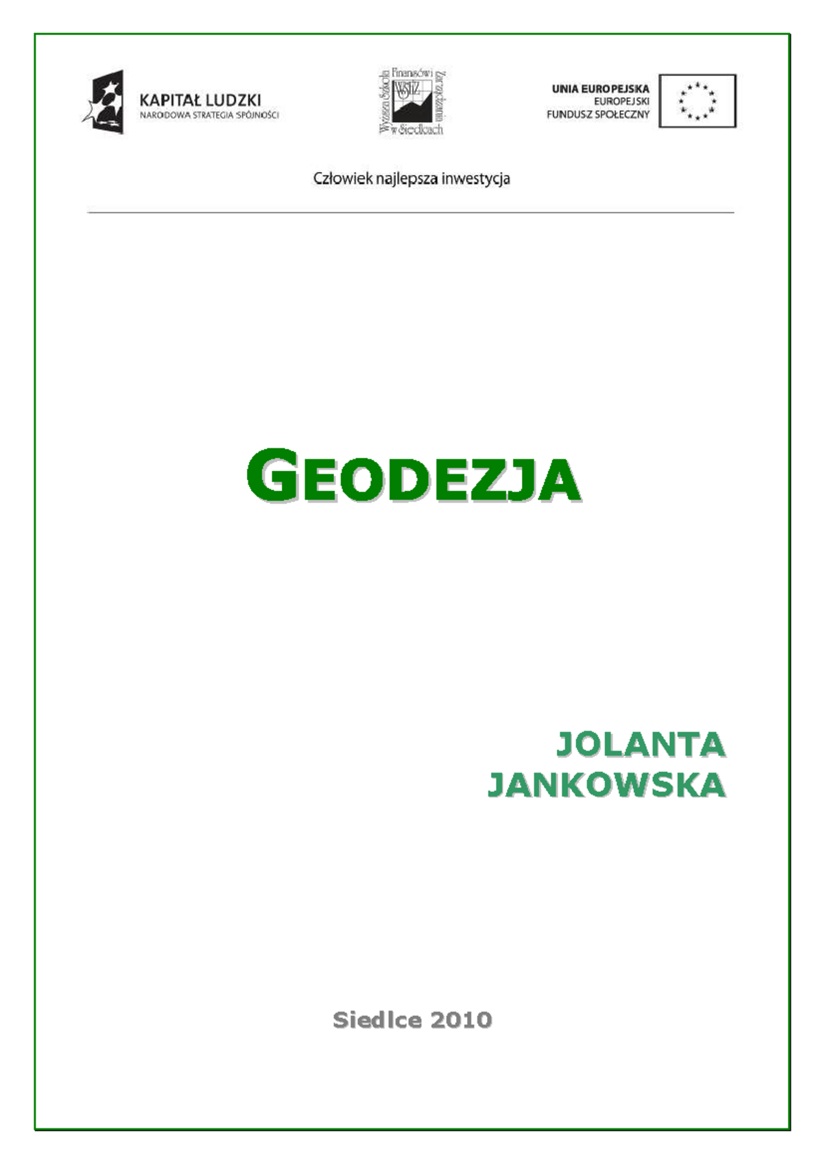 Geodezja - - Studocu