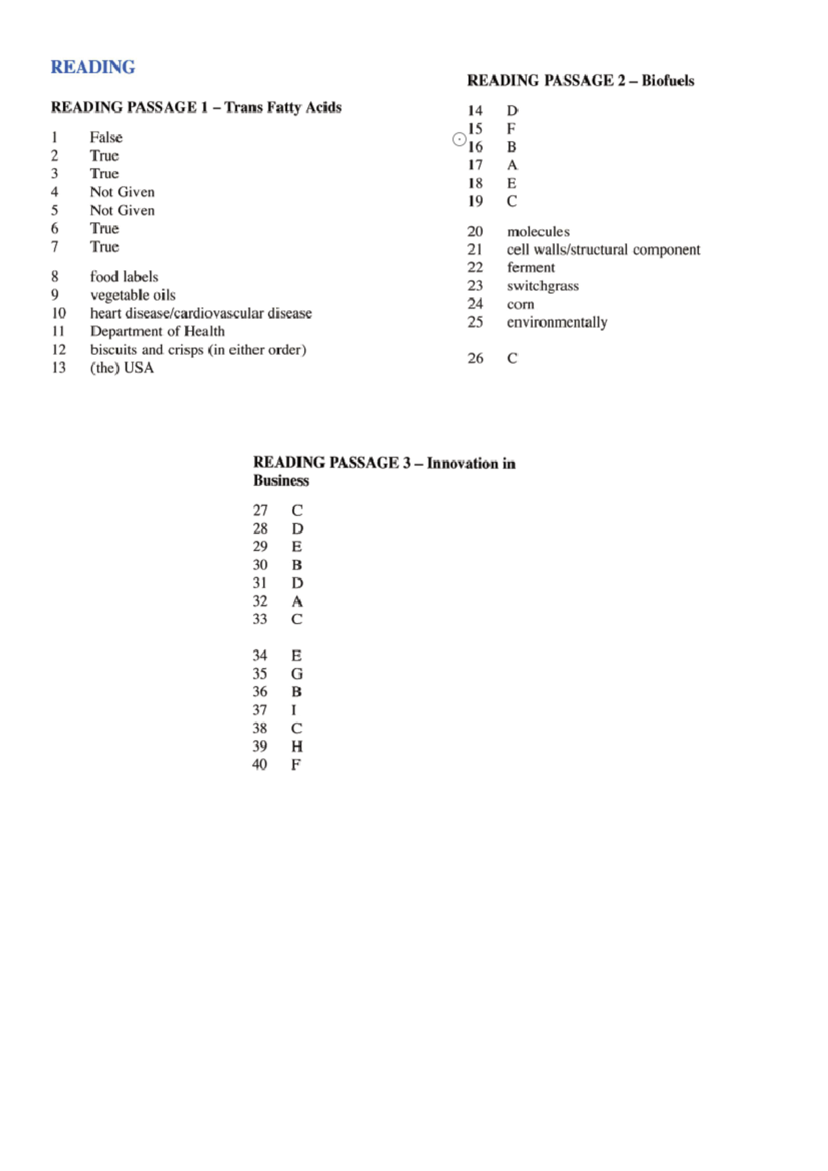 Answers ieltsfever academic reading practice test 27 pdf - Computer ...