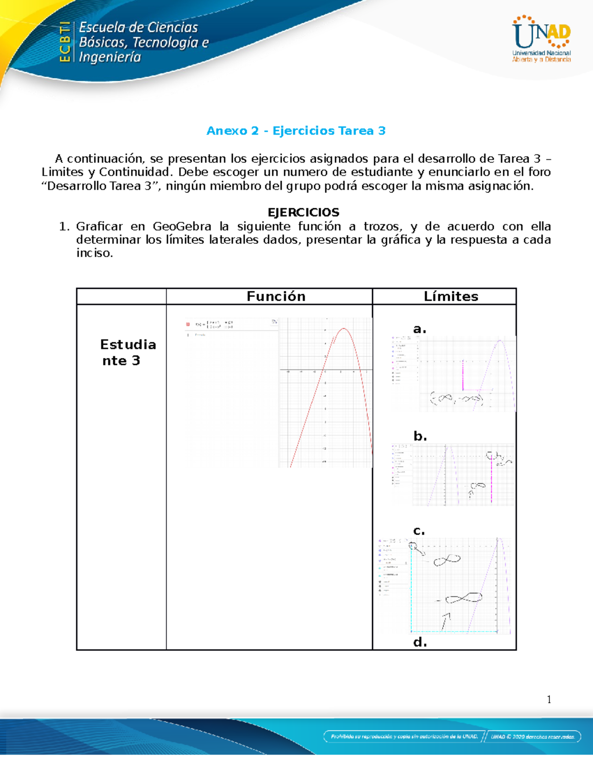 Anexo 2 - Ejercicios Tarea 3 - Anexo 2 - Ejercicios Tarea 3 A ...