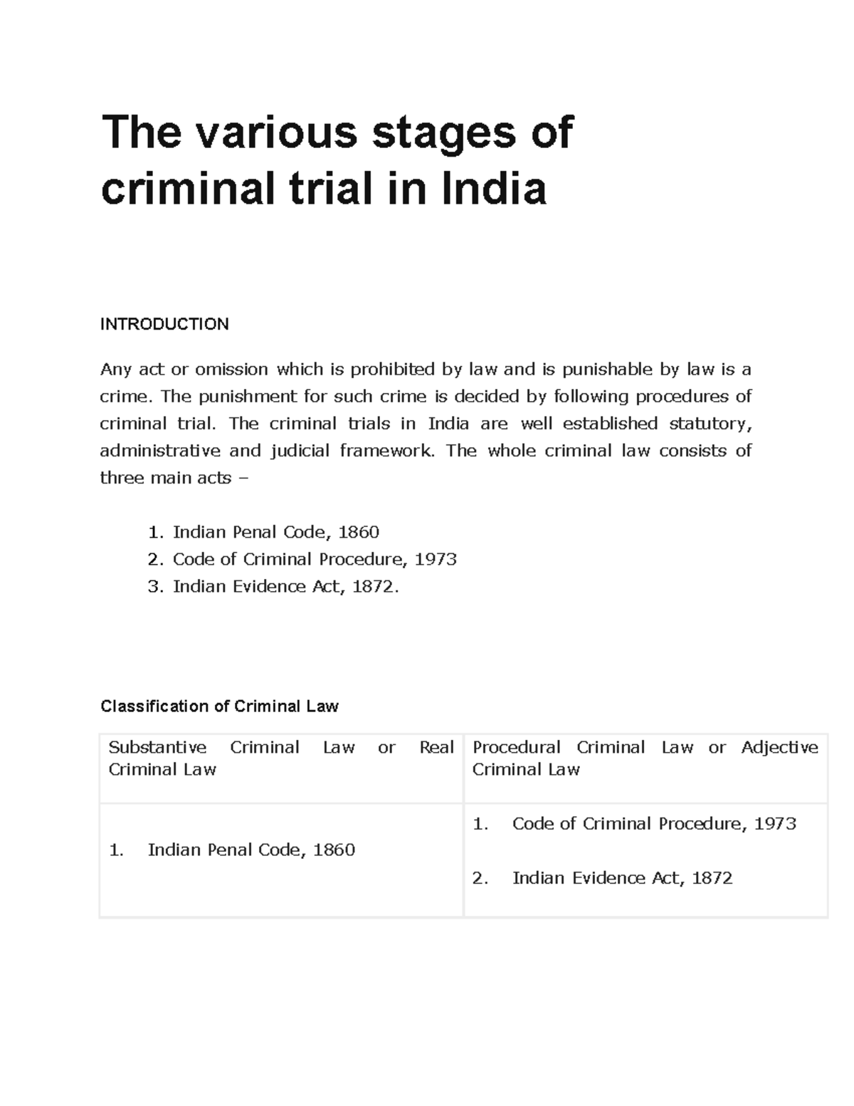 the-various-stages-of-criminal-trial-in-india-the-various-stages-of