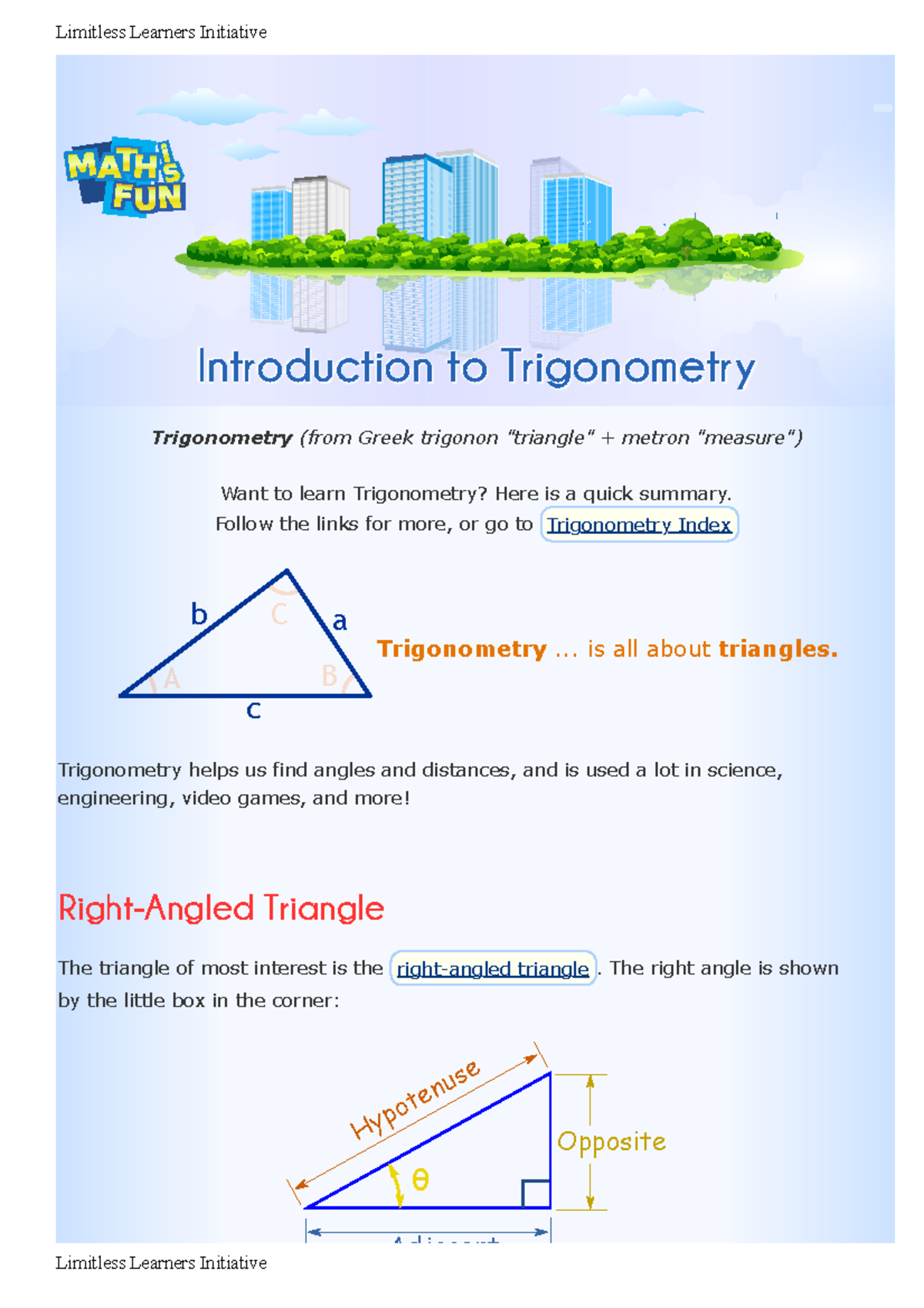 Geometry Part 2 - Practice paper - Introduction to ...