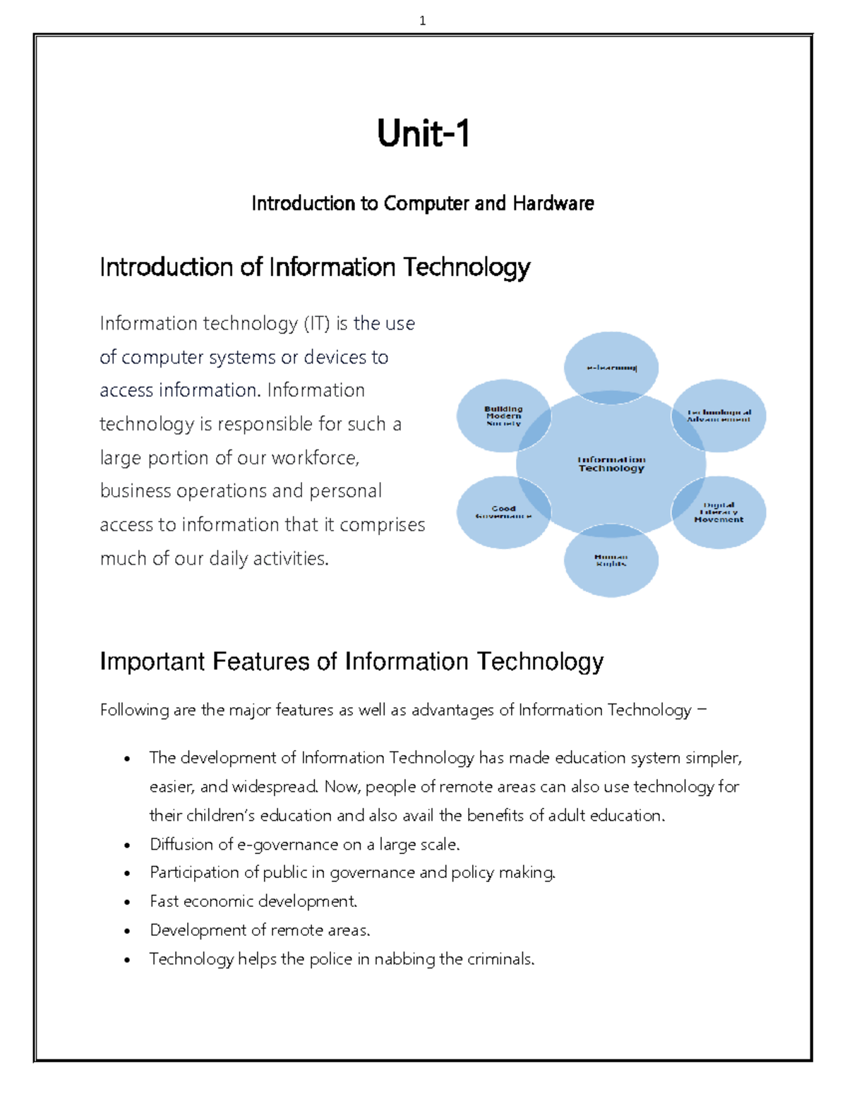 Web Tech complete - web twch - Unit- 1 Introduction to Computer and ...