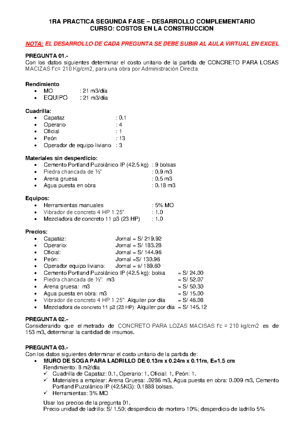 1RA Prueba DE Practicas 2DA FASE ( Complementario) compress - 1RA ...
