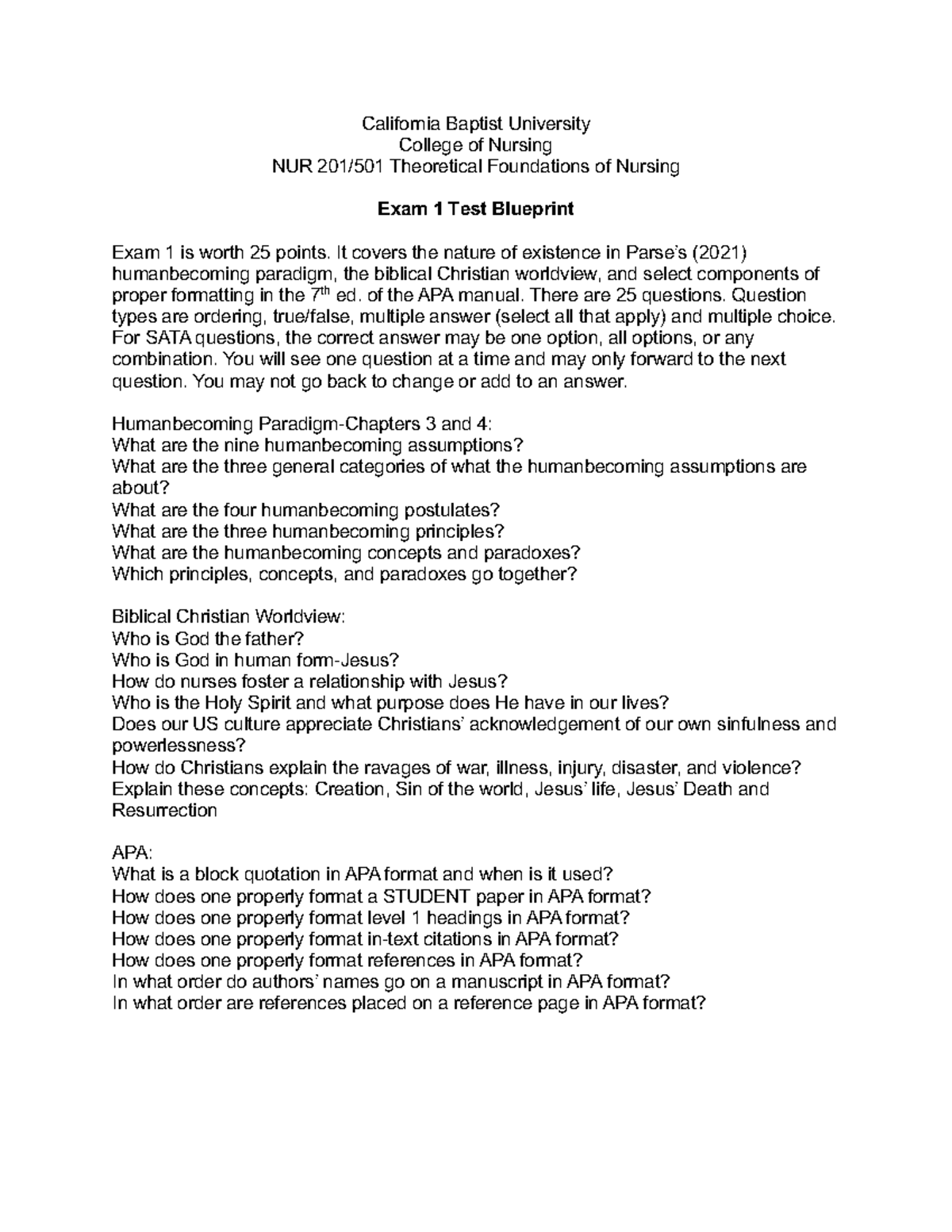 EXAM 1- Funds Hamilton - Study guide for theory for fundamentals ...