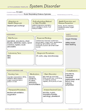 Active Learning Template Intestinal Obstruction - ACTIVE LEARNING ...