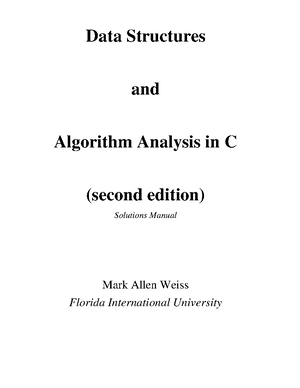 Data structure and algorithm - Chapter 1: Introduction 1 Because of ...