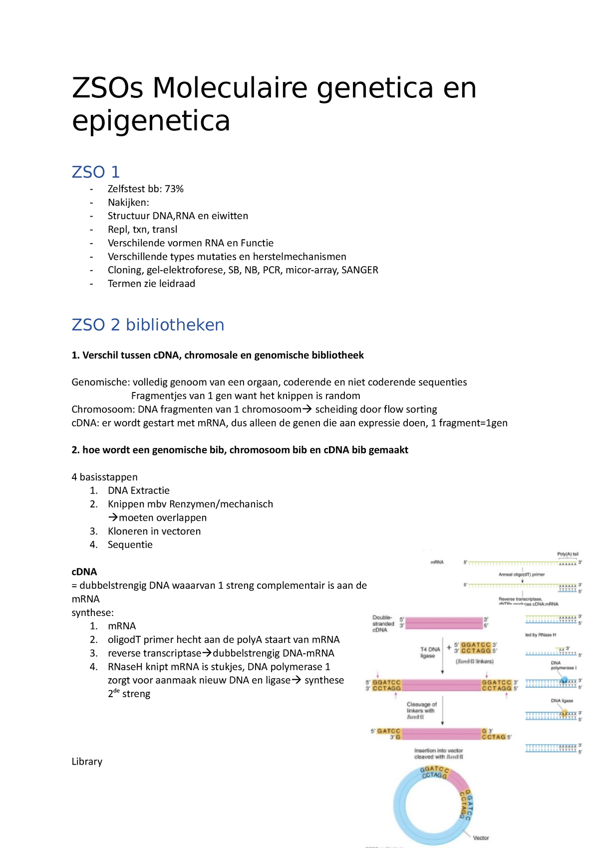 ZSOs Moleculaire Genetica En Epigenetica - ZSOs Moleculaire Genetica En ...