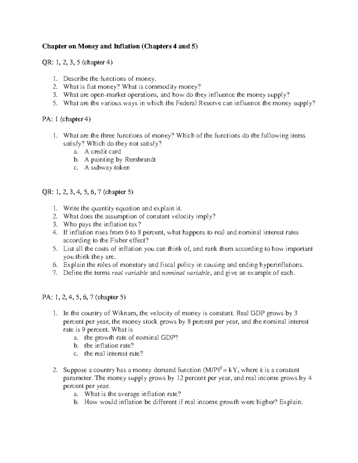 problem-set-4-chapters-4-and-5-chapter-on-money-and-inflation