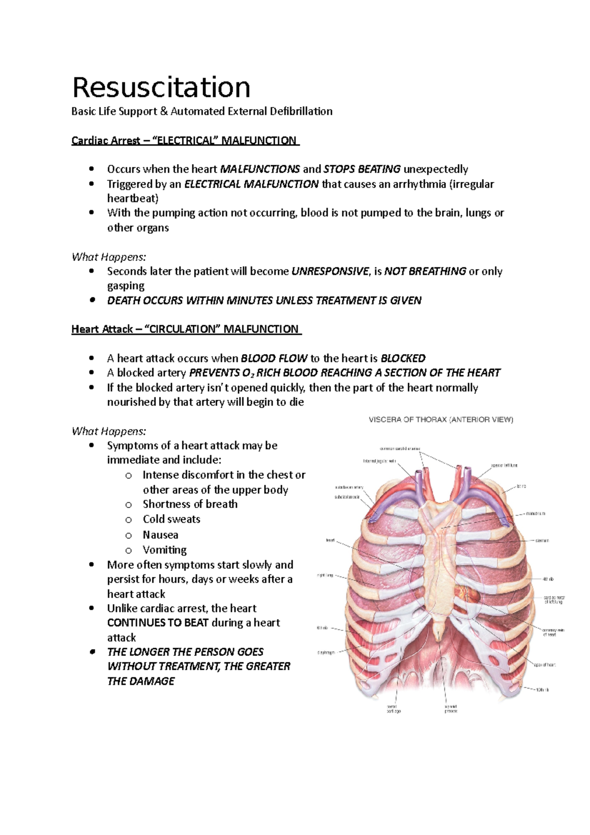 Resuscitation - An in-depth summary of this topic. - Resuscitation ...